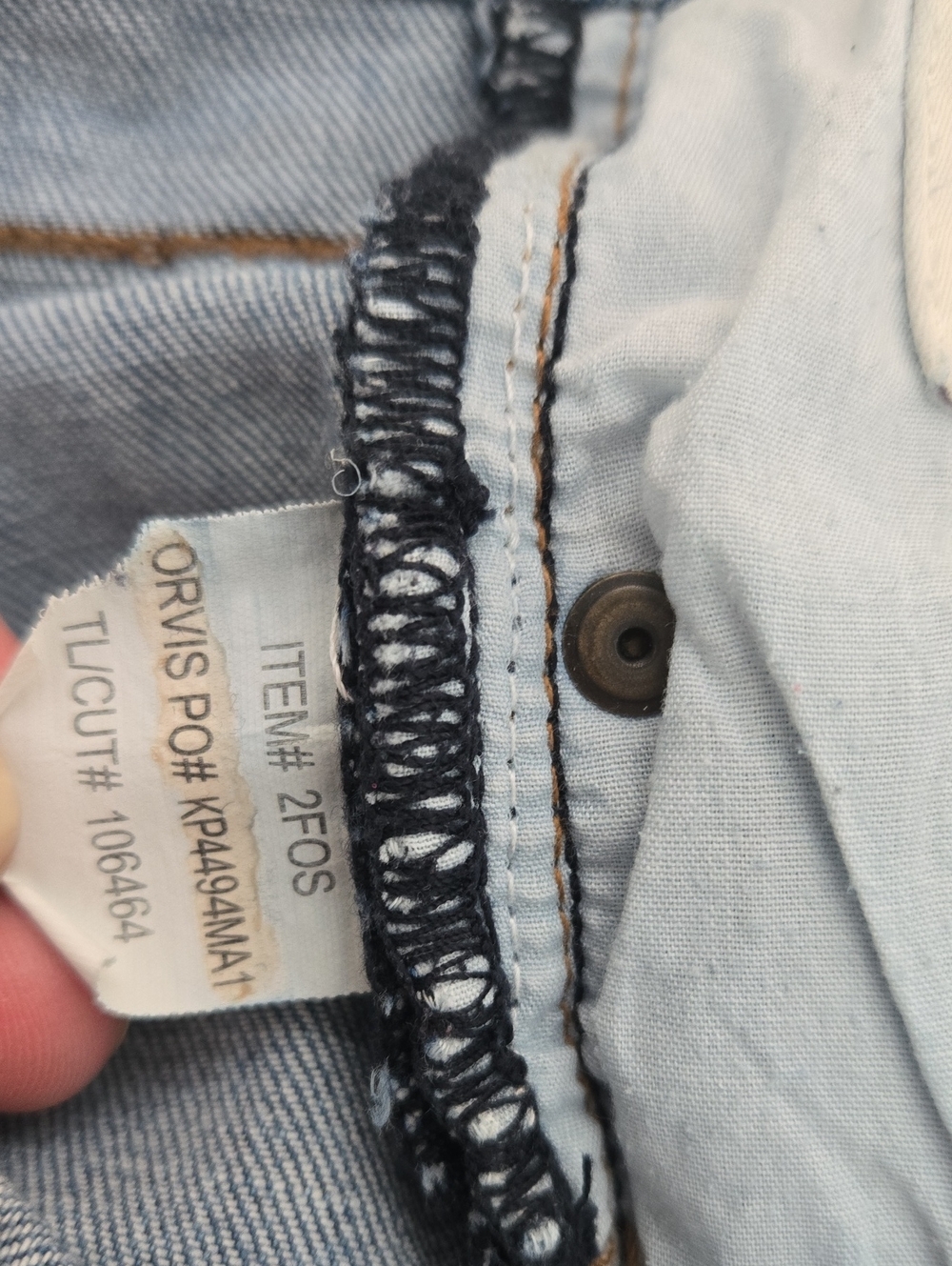 Orvis Classic Women's Light Blue Denim Jeans Sz 10 - Picture 6 of 9
